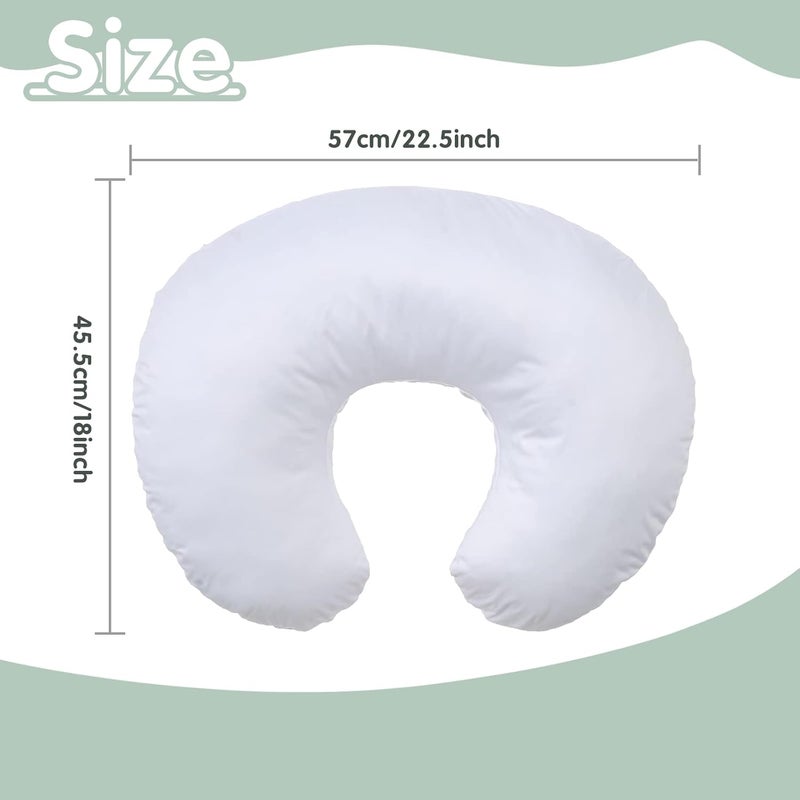 Winmany Baby Waterproof Nursing Pillow Cover Newborn Breastfeeding Pillowcase Soft Replaceable Slipcover for Boys and Girls - Image 2